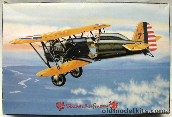 Classic Airframes 1/48 Boeing P-12E - 26th Pursuit Group Panama 1932 or 'B' Flight Leader's Aircraft 308th Observation Sq Reserves 1939, 416 plastic model kit